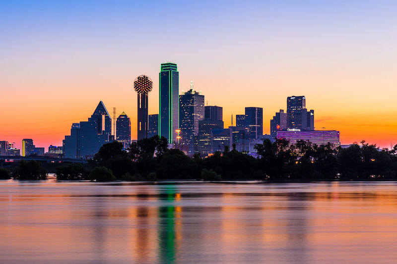 Horizonte de Dallas, Texas