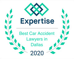 Expertise Best Car Accident Lawyers in Dallas 2020 Badge