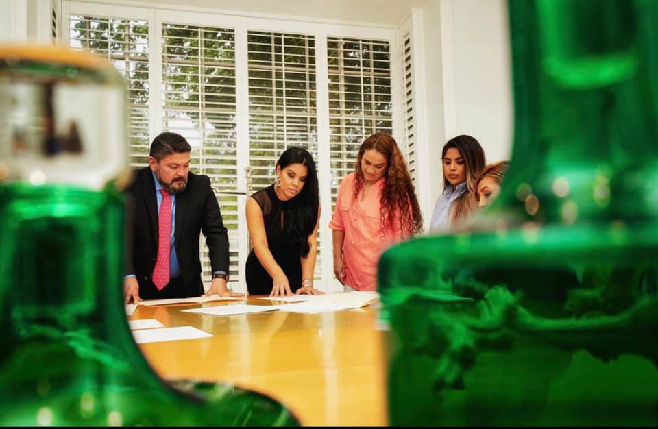 attorneys at a table