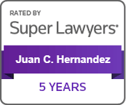 Super Lawyers Juan Hernandex 5 Years